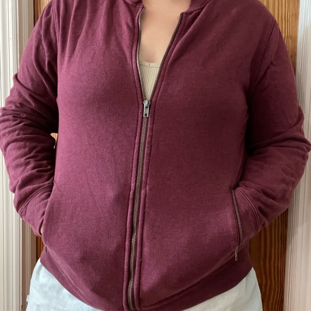 Maroon sweatshirt